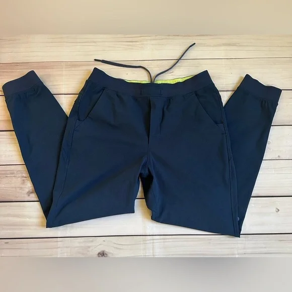 Birddogs Men's Navy boom For Your Boomstick Jogger Pants XL Preppy Athletic - Picture 3 of 11